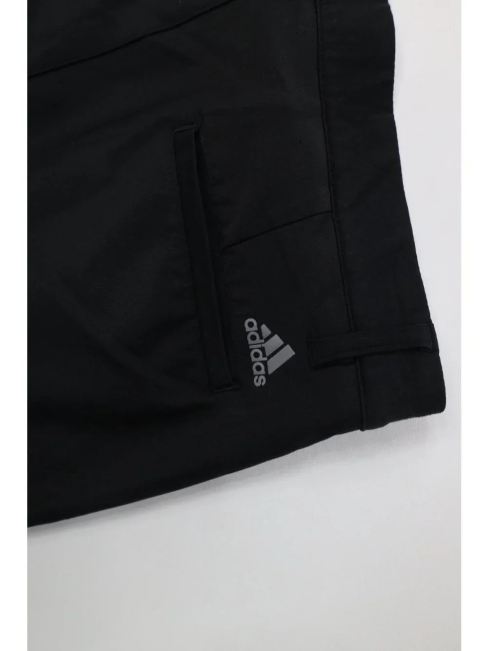 Vintage Y2K Adidas Golf Mens 34x30 Sun Faded Stretch Tech Knit Chino Pants Black